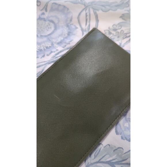 Longchamp Green Leather Glasses Pouch - Picture 5 of 5